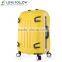 2016 fashion transformer ABS Aluminum Frame Luggage