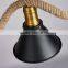 rope kitchen hanging pendant light stairs edison pendant light in various shape for home decor/Gallary/coffee bar/shopping mall