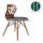 Strong modern design wooden 4 wood legs chair, dining room chair, home furniture
