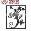 2016 Standard Wrought Iron Ornamental Fence Accessories Flower/Leaves Steel Art Parts