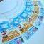 Custom printed clear self adhesive seal plastic bags