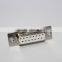 D-sub db connector for wire female 15 pin