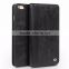 QIALINO For Phone Case Full Grain Genuine Wallet Leather Case For iphone 6, For iPhone 6s Plus