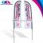 portable hot sport feather promotion fabrics flag banner