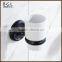 16038 wholesale china factory 2016 new zinc alloy tumbler holder black bathroom accessories