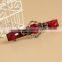 MYLOVE red crystal barrette rose hair clip for girls