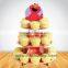 carton cake corrugated display ,carton cake box ,carton 5 tier cupcake stand