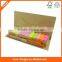 Colorful sticky notes box, memo box with sticky notes memo pad holder for promotion