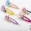 Birthday Gift New Design Pink Girls Hair Accessories Rose Crystal Silver Plated Hair Pin Bridal Wedding Prom HairPins