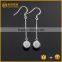 8-10mm Shambhala ball earring!!!Fashion jewelry shamballa pendant earring silver earring inlaid cubic zirconia