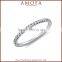 Korean Style Latest Design Silver Wedding Ring