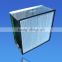 Galvanized frame panel hepa filter with Aluminum Foil separator