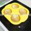 Silicone 4 Cavities Cup Muffin Baking Mould Cake Pan