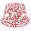Women Floral Sun Hat, Design Summer Beach Flower Canvas Fisherman Hats,Sun Protection Fishing Bucket Hat For Girl