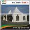 pagoda 4x4m with wooden flooring system for outdoor party