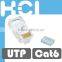 RJ45 8P8C Cat 6 Unshielded UTP Solide Flat Cable Modular Plug