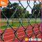 Fence for school yard pvc coated green color top quality chain link fencing