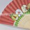 The best selling cheap bamboo fan paper fan bamboo paper fan for promotion wedding gift business gift