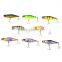40pcs/lot Fishing Lures 40 Colors Minnow Lure Crank Lures Mix Fishing Bait 40pcs Fishing Lure Simulated Bait Minnow with Hook