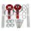 Audew 2015 New Race Rally Design Flush Hood Mount Bonnet Latch Catch Pin Key Locking Kit 4 COLORS