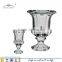 clear crystal heavy fruit plate with stand for home decor