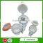 High quality glass storage jar sealed cans with silicone seal rign