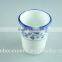 Stock Cheap Blue & White Porcelain Cup, Japanese Restaurant Drinking Cup , Tea Cups