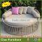 Outdoor sunbed fabric outdoor garden sofa round bed
