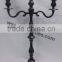 2015 Wedding floor black candelabra & wedding Tall candelabras