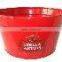 Vintage Large capacity galvanized metal oval party tub ice bucket drink beer cooler