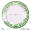 cheap colorful stripe ceramic handpaited dinner plate and dish