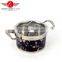 New design 5pcs Decal Stainless Steel Soup Pot kitchen cookware