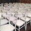 white metal chiavari chair