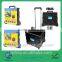 2017 fold up grocery rolling plastic pull cart for seniors