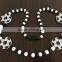 2015 novelty flash led big football/ basketball shaped beads & round beads necklace