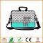 13-Inch Turquoise Mint Green Grey Chevron Elephant Neoprene Laptop Sleeve Case Bag Handbag with Extra Side Pocket