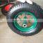 4.00-8 top sales high quality popular rubber coated wheel