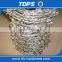 factory price PVC coated and galvanized barbed wire