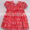 New Design OEM 100% Cotton Woven Printed Baby Girl Clothes Set