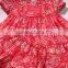 New Design OEM 100% Cotton Woven Printed Baby Girl Clothes Set