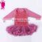 wholeslae baby girls tutu dress,little babys flowers romper with pettiskirt