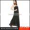 MGOO Stock 2015 Bohemian Long Summer Women Dress Chiffon Maxi Dress For Women Black Loose Casual Spaghetti Strap Vestidos
