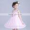 2017 baby dress girls lace pink white lovely princess dresses for kids