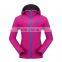 waterproof sports winter lady softshell jacket