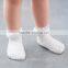 Cotton Baby Socks Solid Lace Newborn Boy Girl Loose Floor Anti-slip Infant Socks