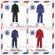 OEM welcome royal blue security guards uniform coveralls design