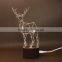 Fashion Glittering Christmas Deer LED Table Lamp