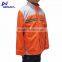 High visibility LED glowing traffic roadway safety kid jacket