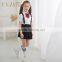 high quality girl students school uniform ,shirts and skirt uniform wholesale