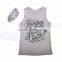 Wholesale 3 pieces kids t shirt casual beach wear set w/ headband
